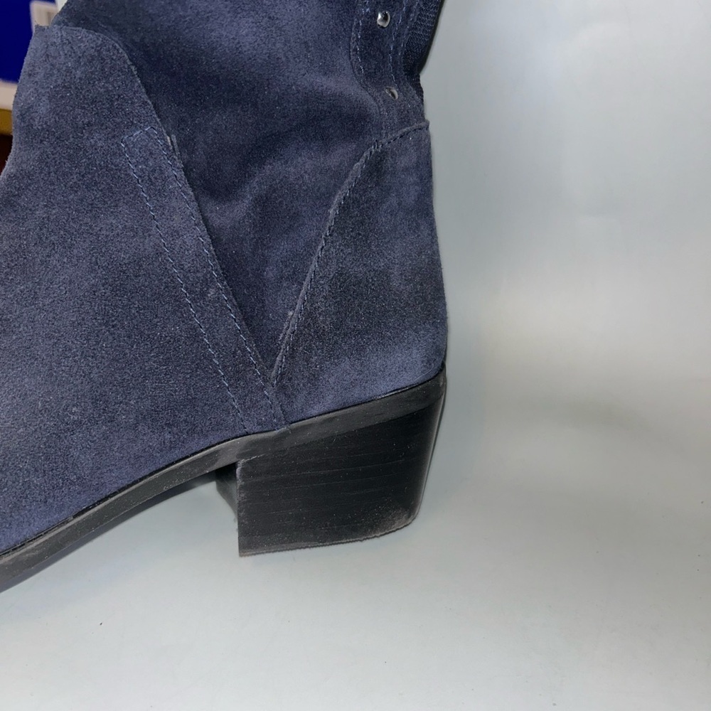 Euc Vince Camuto Briella blue suede knee high boots - Picture 9 of 10